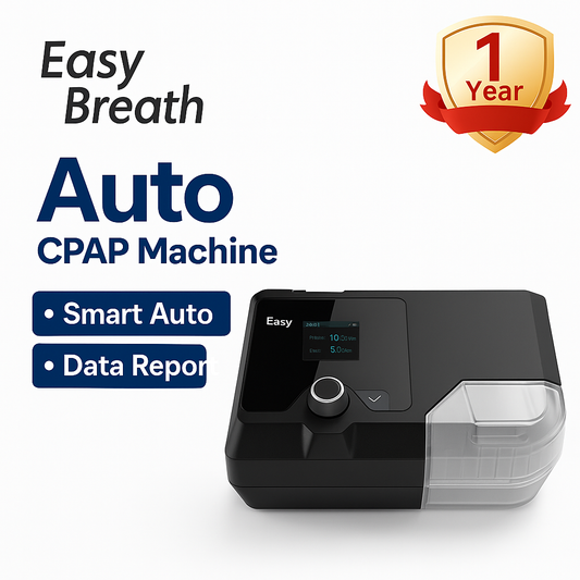 Easy Breath A20 – Premium Auto-Adjusting CPAP Machine for Sleep Apnea & Snoring | Intelligent Pressure Technology | Ultra-Quiet & COPD-Friendly (Includes Ergonomic Mask) – Model G2S A20